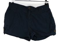 Dámské tmavomodré plátěné kraťasy Primark 