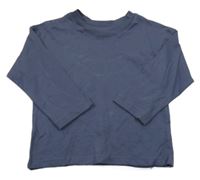 Tmavomodré triko H&M