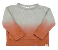 Šedo-růžová mikina GAP