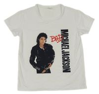 Bílé tričko s Michaelem Jacksonem 