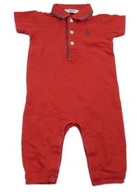 Červený overal s límečkem Penguin 