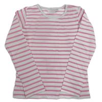 Růžovo-bílé pruhované triko Impidimpi