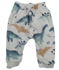 Šedé tepláky s dinosaury Matalan