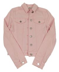 Světlerůžová riflová bunda George