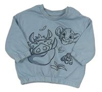 Světlemodrá mikina se Simbou zn. Primark