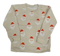 Béžová mikina se Santy Tu