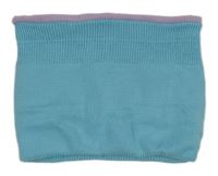 Tyrkysový funkční pletený nákrčník Crane