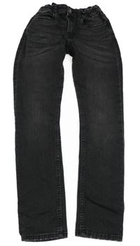 Tmavošedé skinny fit rifle H&M