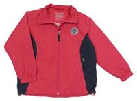 Růžovo-tmavomodrá šusťáková jarní bunda Killtec