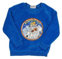 Safírová plyšová mikina s Marshallem Nickelodeon 