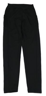 Černé sportovní legíny Shein