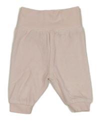 Světlerůžové sametové kalhoty C&A