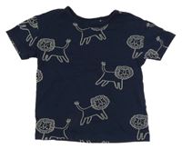 Tmavomodré tričko se lvy George