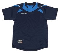 Tmavomodro-modré sportovní tričko Saller
