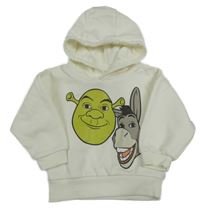 Smetanová mikina se Shrekem a kapucí Primark
