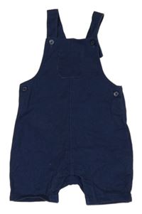 Tmavomodré riflové laclové kraťasy M&S