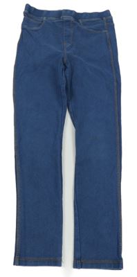 Modré tregíny riflového vzhledu Zara 