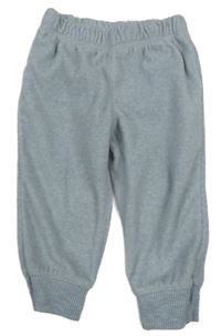 Šedé fleecové kalhoty 