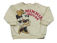 Smetanová oversize mikina s Minnie M&S