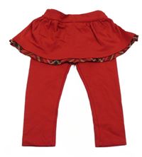 Červené teplákové legíny se sukní Mayoral