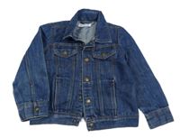 Tmavomodrá riflová bunda s límečkem LA REDOUTE