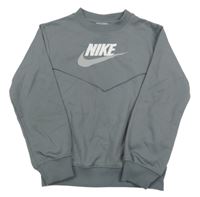 Tmavošedá mikina s logem Nike