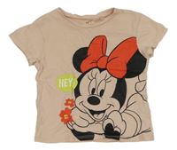 Pudrové tričko s Minnie H&M