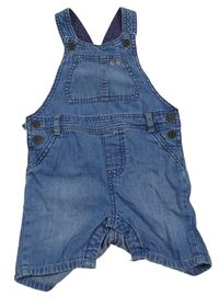 Modré laclové kraťasy riflového vzhledu H&M