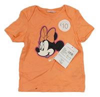 Oranžové tričko s Minnie Disney