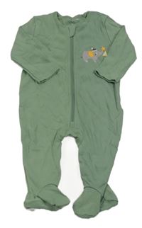 Khaki overal se slonem Lily & Dan