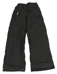 Černé šusťákové funkční oteplovačky Wed'ze