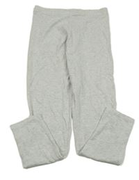 Světlešedé melírované legíny George