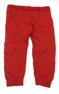 Červené pletené tepláky Nutmeg