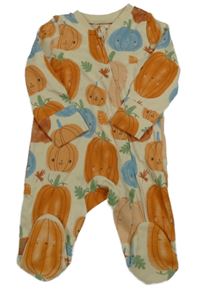 Béžový overal s dýněmi Tu