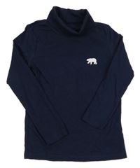 Tmavomodrý rolák s medvědem Lupilu