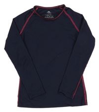 Tmavomodré spodní funkční triko Crane