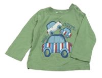 Zelené triko s auty M&Co.