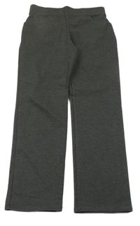 Tmavošedé melírované teplákové kalhoty George