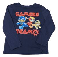 Tmavomodré triko s Paw Patrol C&A