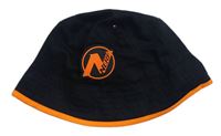 Černo-oranžový plátěný oboustranný klobouk - Nerf 