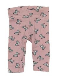 Světlerůžové legíny s jednorožci Primark