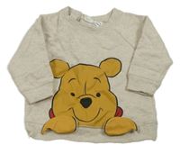 Béžová melírovaná mikina s Púem H&M
