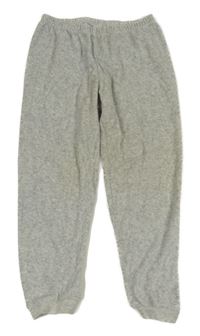 Šedé melírované sametové tepláky Lupilu