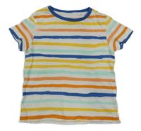 Bílo-barevné pruhované tričko Next