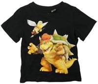 Černé tričko s potiskem H&M