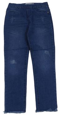 Tmavomodré džegíny s prošoupáním Denim Co.