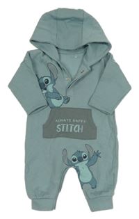Zelenomodrá tepláková kombinéza se Stitchem a kapucí George