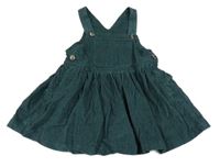 Zelené manšestrové laclové šaty Next