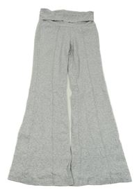 Světlešedé melírované flare legíny H&M