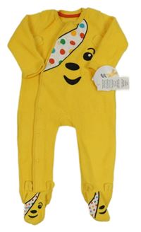 Nové - Žlutý fleece overal - Pudsey George